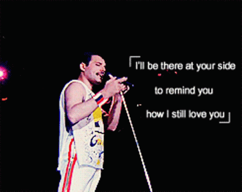 Freddie Mercury Queen GIF - Freddie Mercury Queen I Still Love You GIFs