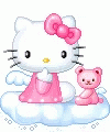 Hello Kitty Cloud GIF - Hello Kitty Cloud Flying GIFs
