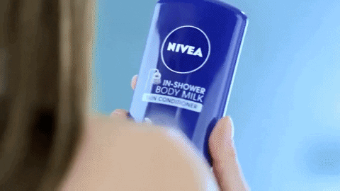 Nivea Body Lotion GIF - Nivea Body Lotion Shower Time GIFs