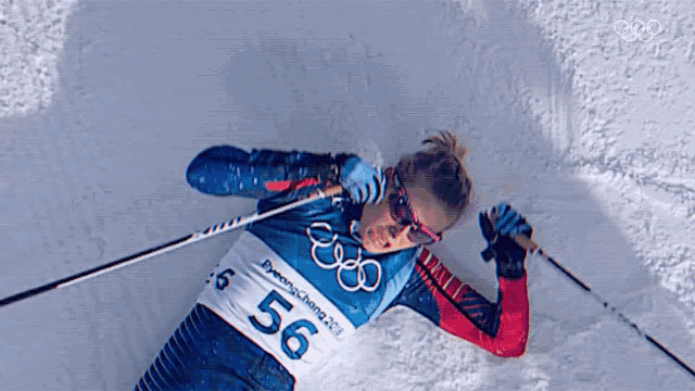 Exhausted Winter Olympics2022 GIF