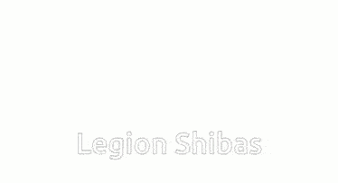 a pixel art of a robot with the words legion shibas on the bottom right