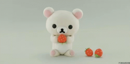 Rilakumma Bear GIF - Rilakumma Bear Strawberry GIFs