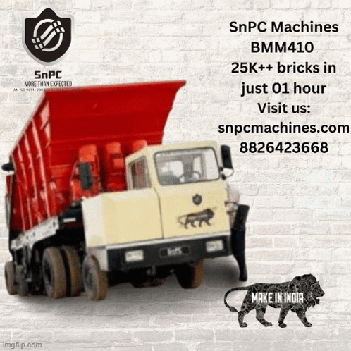 Snpc Machines Machine For Brick Production GIF - Snpc Machines Machine For Brick Production Brick Machine India GIFs