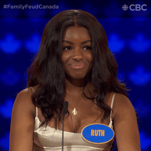 Who Knows Ruth GIF - Who Knows Ruth Family Feud Canada GIFs