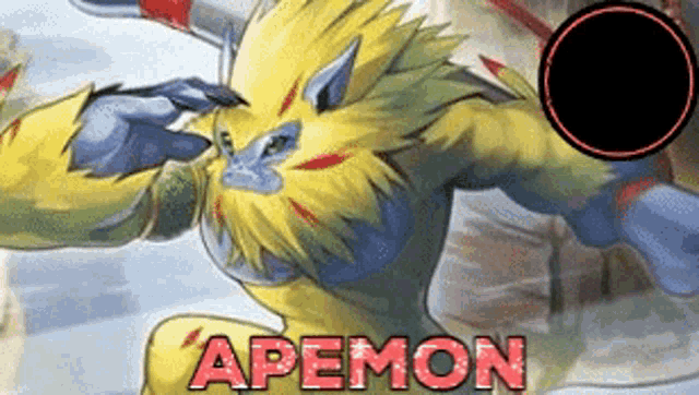 Digimon Apemon GIF - Digimon Apemon Apemo GIFs