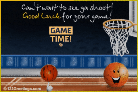 Game Time Basketball GIF - Game Time Basketball Good Luck GIFs