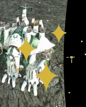 a computer generated image of a castle with a black background