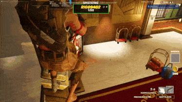 a screenshot of a video game shows a player named rico9482 playing