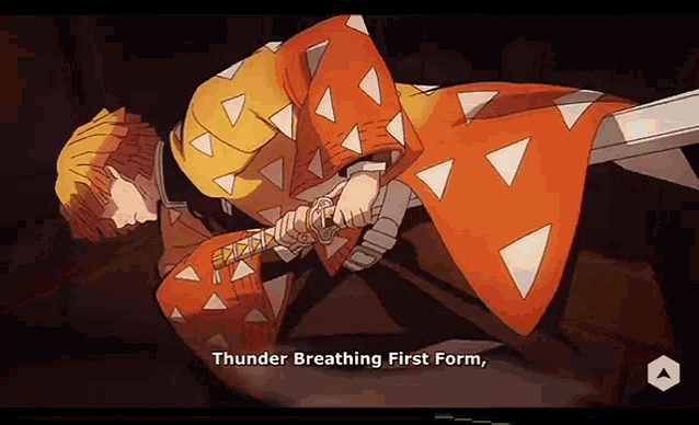 Super Speed Thunder Breathing First Storm GIF - Super Speed Thunder Breathing First Storm Attack GIFs