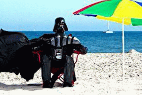 Vader Darth Vader GIF - Vader Darth Vader Beach GIFs