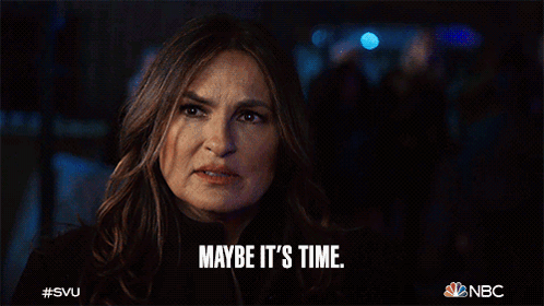 Maybe Its Time Detective Olivia Benson GIF - Maybe Its Time Detective Olivia Benson Mariska Hargitay GIFs