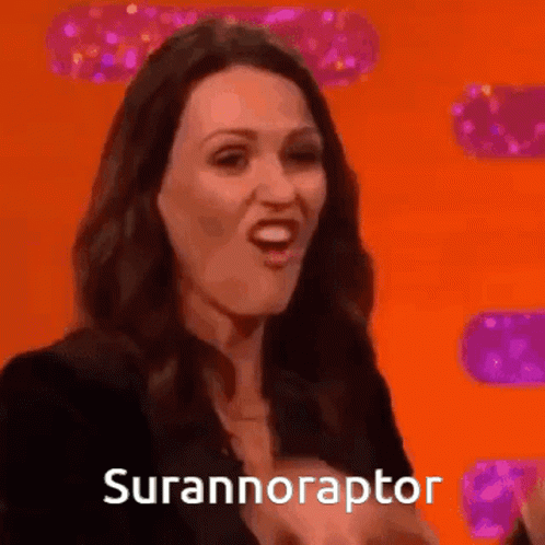 Surannoraptor Suranne Jones GIF - Surannoraptor Suranne Jones Graham Norton Show GIFs