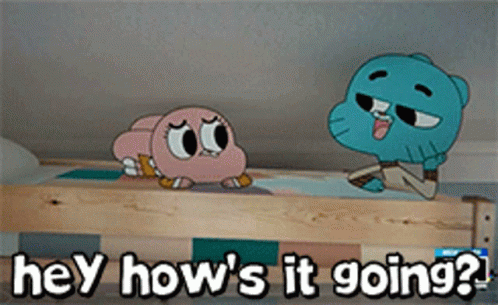 The Amazing World Of Gumball Hey Hows It Going GIF - The Amazing World Of Gumball Hey Hows It Going Gumball GIFs