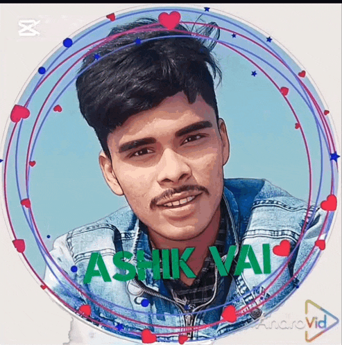 a picture of a man with the name ashika vai