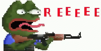 Pepe The Frog Gun GIF - Pepe The Frog Gun Reeeee GIFs