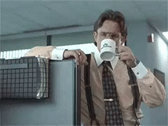 Office Space GIF - Office Space Bill Lumbergh Coffee GIFs