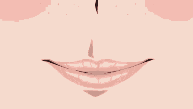 a close up of a woman 's mouth with a smile on it