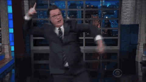 Stephen Colbert Exit GIF - Stephen Colbert Exit GIFs