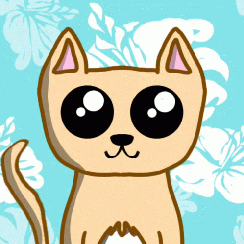 Chibi Cat Very Chibi Cat GIF - Chibi Cat Very Chibi Cat Tail GIFs