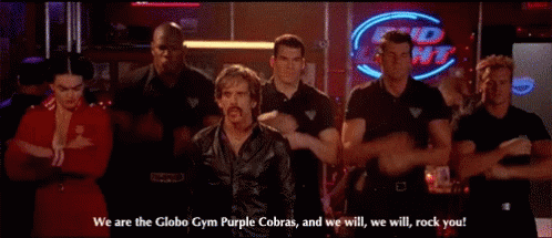 Globo Gym Purple Cobras Dodgeball GIF - Globo Gym Purple Cobras Dodgeball Cobra GIFs