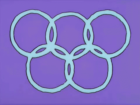Olympic Rings GIF - Simpsons Olympics GIFs