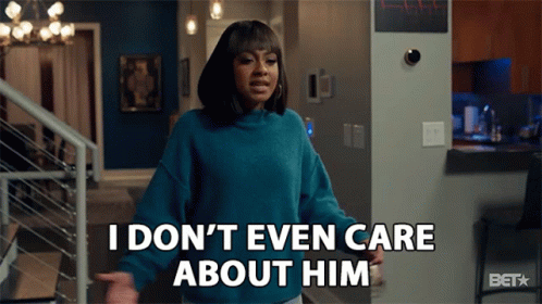I Dont Even Care About Him No Feelings GIF - I Dont Even Care About Him No Feelings So What GIFs