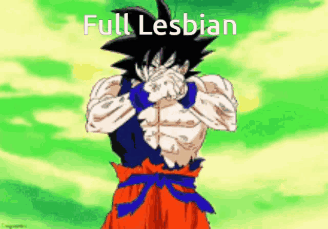a cartoon of a man covering his face with his hands and the words " full lesbian " on the bottom
