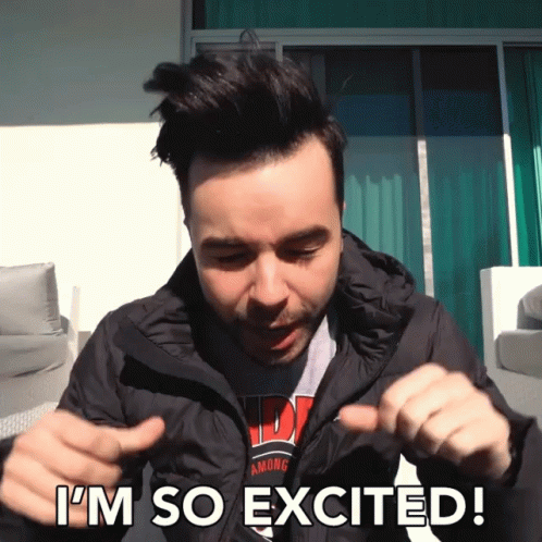 Im So Excited Enthusiastic GIF - Im So Excited Enthusiastic Excited GIFs