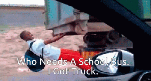 Funny School GIF - Funny School Truck GIFs