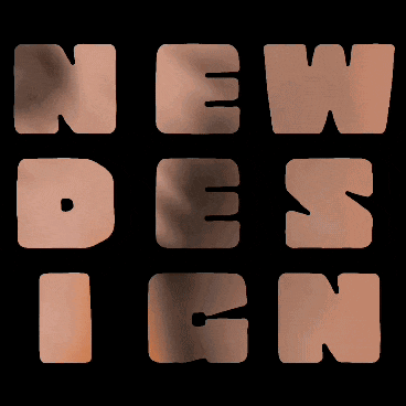a black background with the words " new des ign " on it