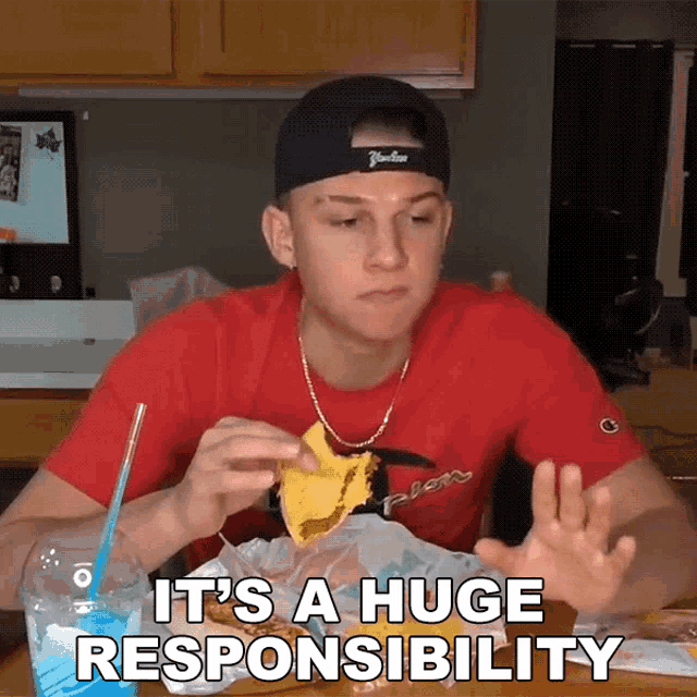 Its A Huge Responsibility Conner Bobay GIF - Its A Huge Responsibility Conner Bobay Major Responsibility GIFs