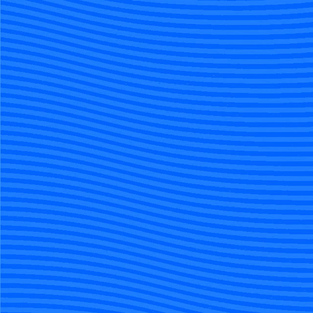 a blue background with a striped pattern that looks like a wave