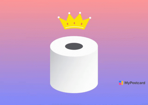 Toilet Roll Toilet Paper GIF - Toilet Roll Toilet Paper Mypostcard GIFs