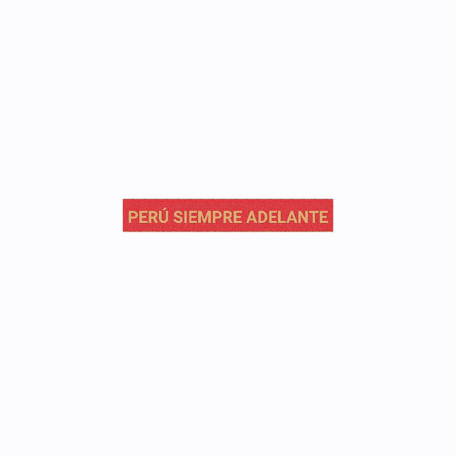 a sign that says peru somos todos y vamos para delante