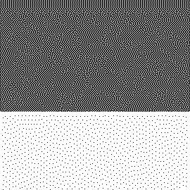 a black and white pattern with dots on a white background .