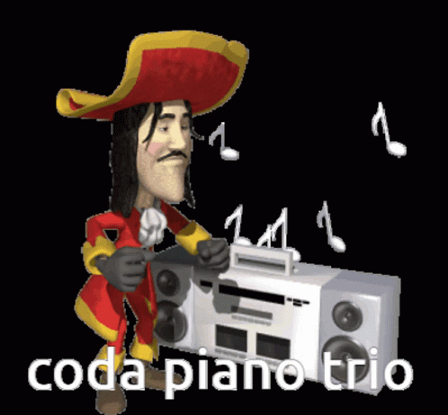Coda Piano Trio Pirate GIF - Coda Piano Trio Pirate Sea Shanty GIFs