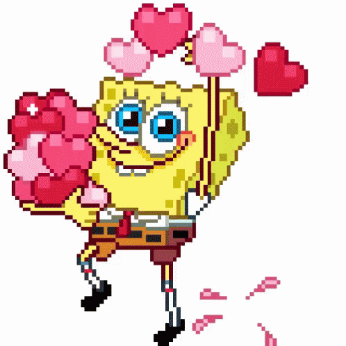 Heart Love GIF - Heart Love Sponge Bob GIFs