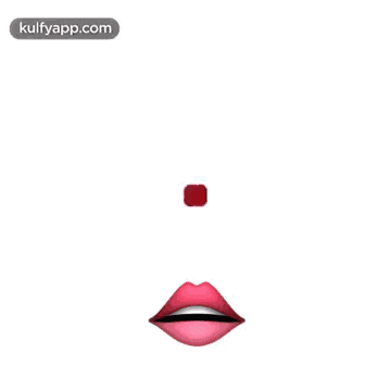 a happy day greeting card with a woman 's lips and hearts
