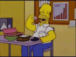 Homer Food GIF