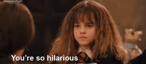 So Amused GIF - Hermione Upset Funny GIFs