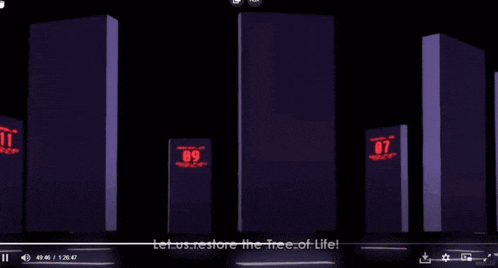 a purple background with the words let us restore the tree of life written on it