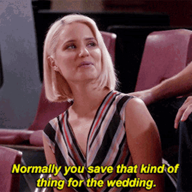 Glee Quinn Fabray GIF - Glee Quinn Fabray Normally You Save That Kind Of Thing GIFs
