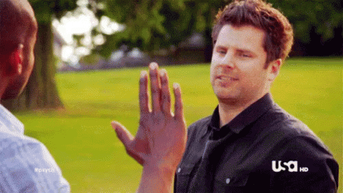 Nope GIF - Psych James Roday Shawn Spencer GIFs