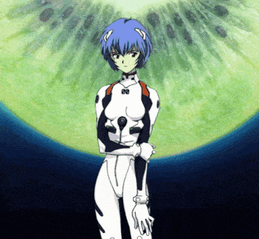 a cartoon character with the number 00 on her chest