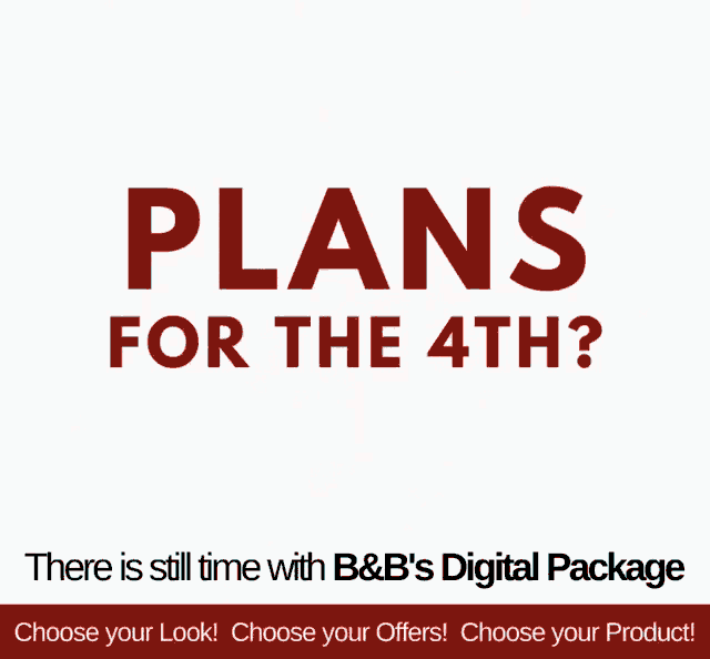 B And B Digital Package GIF - B And B Digital Package Plans For The Forth GIFs
