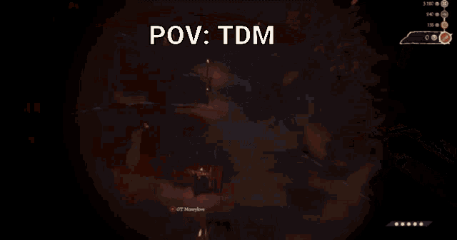 a screenshot of a video game with the words pov tdm on the bottom