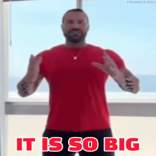 Big Huge GIF - Big Huge Bastian Yotta GIFs
