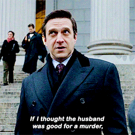 a man says if i thought the husband was good for a murder