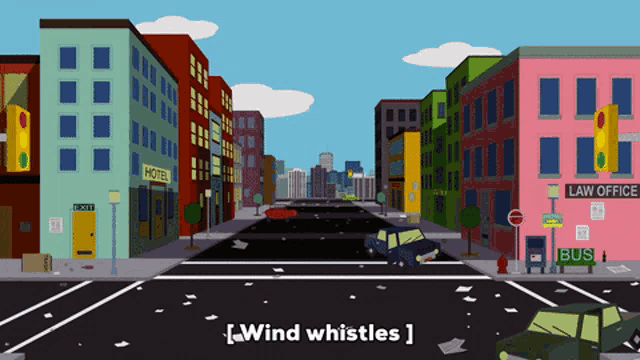 Blowing Wind Empty Street GIF - Blowing Wind Empty Street Deserted Town GIFs