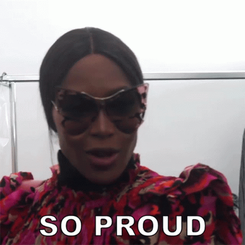 So Proud Naomi Campbell GIF - So Proud Naomi Campbell Being Naomi GIFs